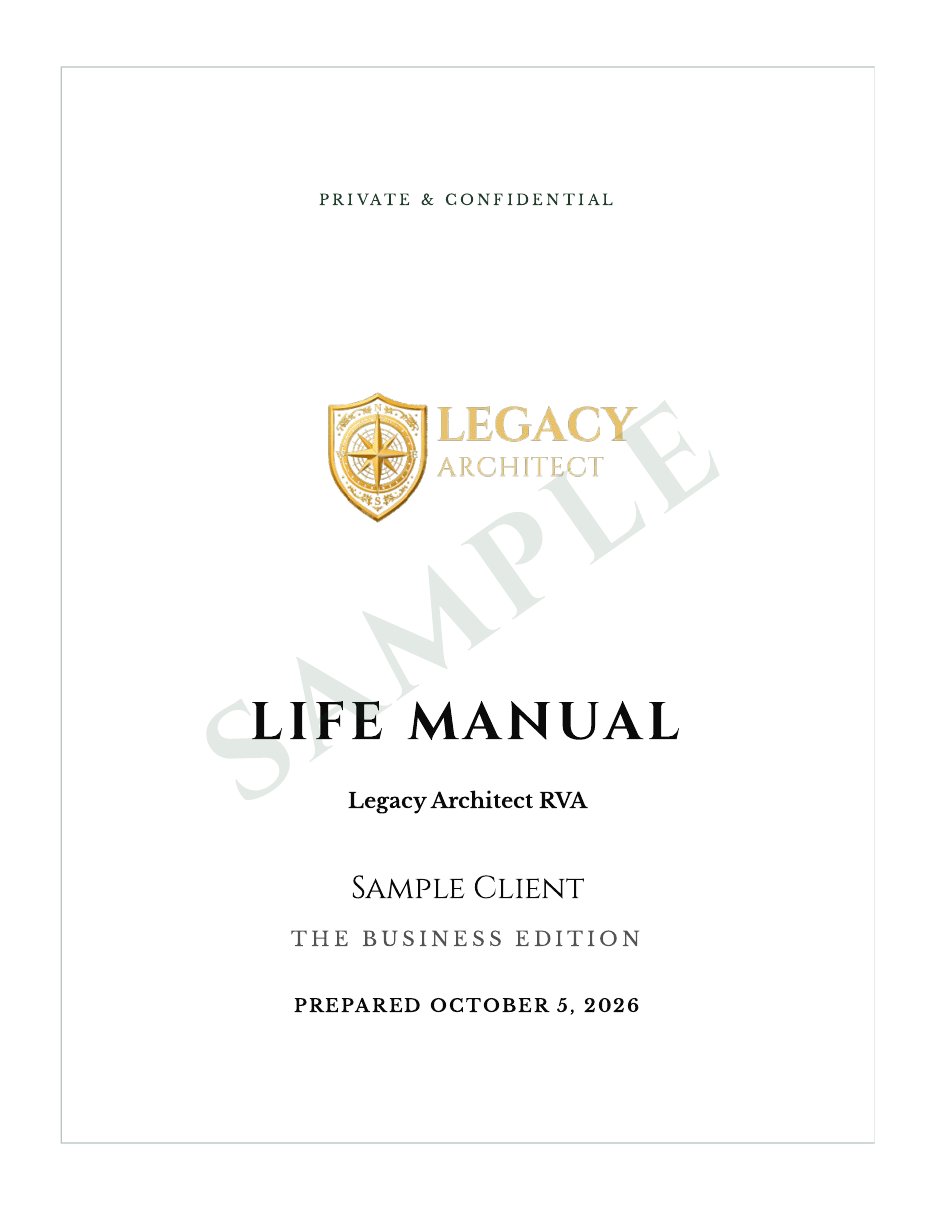 Life Manual sample cover
